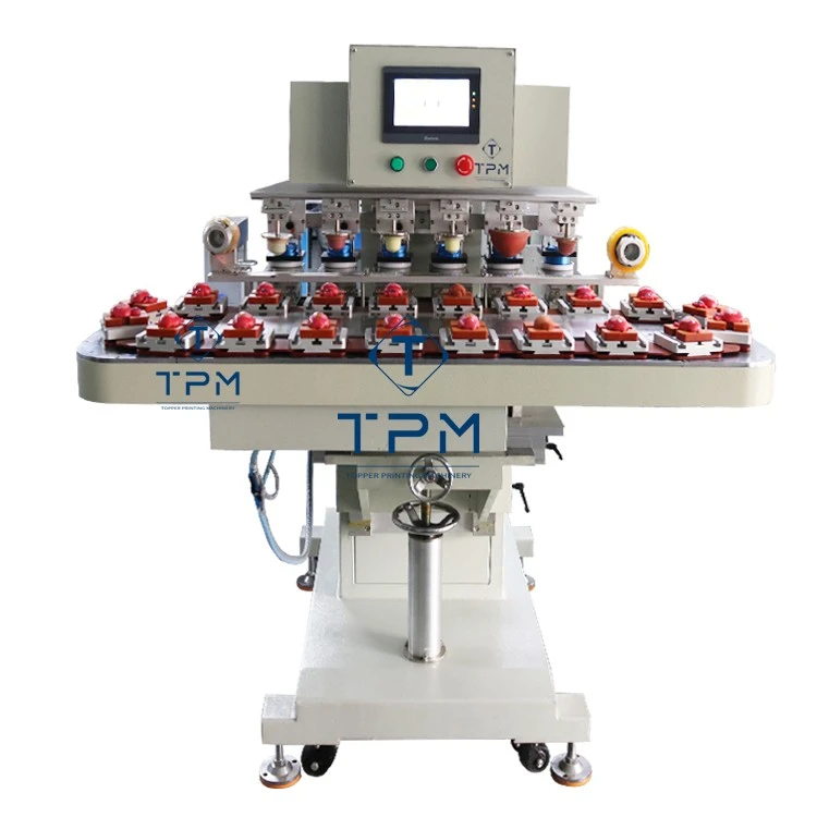 6 Color Pneumatic Semi-automatic Pad Printing